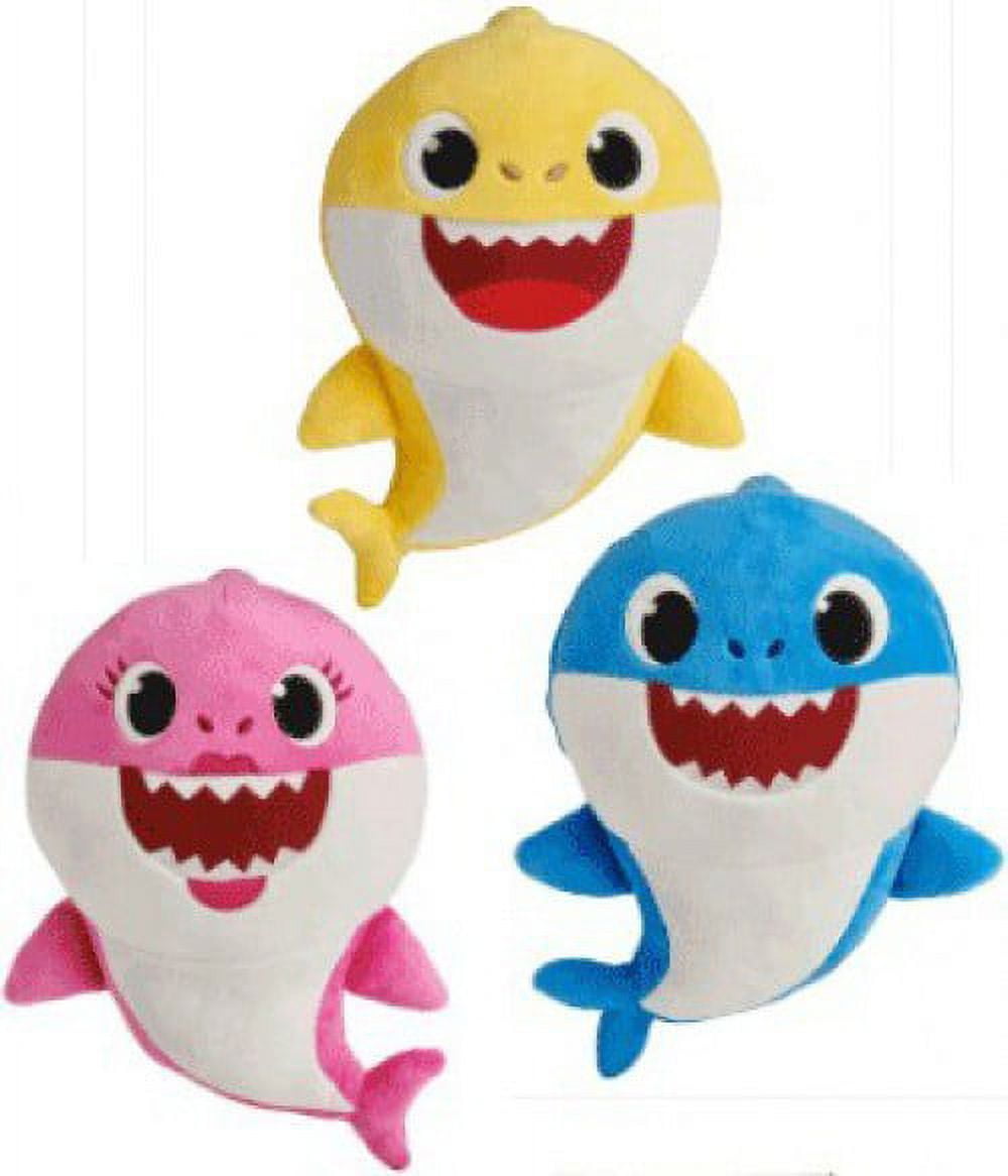Plush Toy - Baby Shark Pinkfong - Bundle of 3 - 10 Inch - Walmart.com