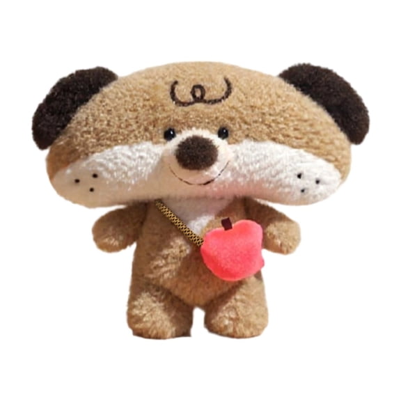 Plush Toy - Cute Stuffed Animal Doll with Bag, Soft Cute Animal Plushie, Kawaii Room Decor Birthday Gift for Kids Girls Boys Stuffed Toy(E)