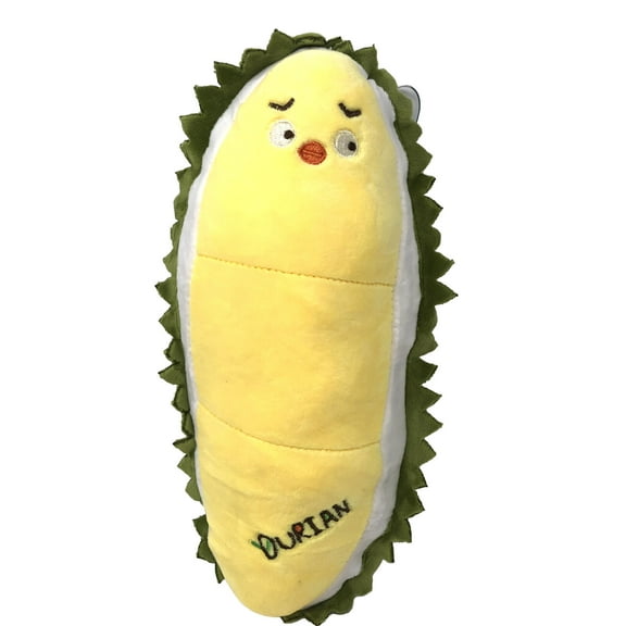 Plush Toy Durian Cartoon Soft Fruit Durian Stuffed Toy 10 inch