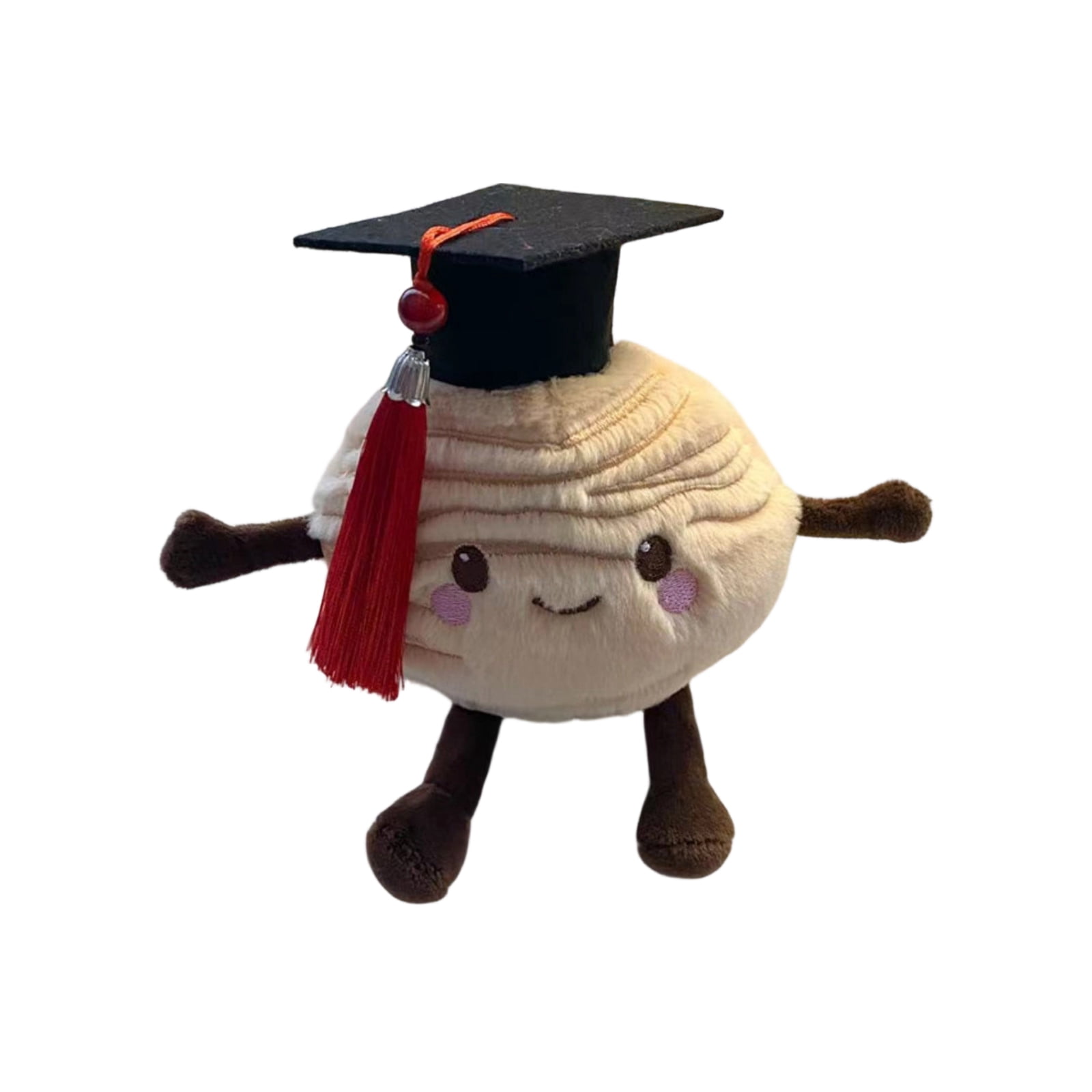 Plush Toy, Graduated Doctor Cap Design, 1 Piece Solar System Planet Themed, Soft Stuffed Toy for Graduation Season Student Commemorative Gift Decoration