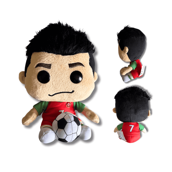 Plush Toy Inspired by a Soccer Legend from Portugal Ronaldo Style Collectible for Fans and Gift Giving