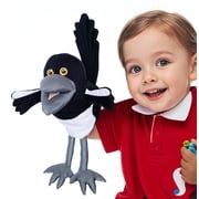 Plush Toy, Maggie , Small | Soft bird hand puppet for pretend play, nursery rhymes, storytelling, learning, interactive toddler toy