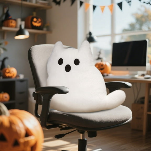 Plush Toy, Personalised Plush Doll With Adorable Cartoon Cat Face And Tail Design, Gift For Game Fans To Decorate Or Cuddle