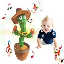 Plush Toy Talking Interactive Baby Dancing Toys Sing 120pcs Songs Dancing With Light Recording Repeats What You Say