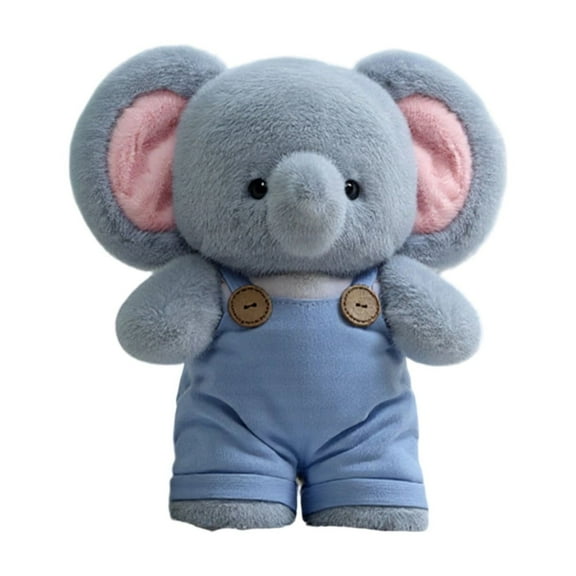 Plush Toys - 6 inch Cute Stuffed Animals (Koala,Cat,Elephant,Frog) in Overalls,Soft Huggable Companions for Kids,Perfect Gift & Playtime Buddies