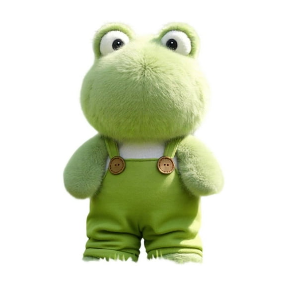 Plush Toys - 6 inch Cute Stuffed Animals (Koala,Cat,Elephant,Frog) in Overalls,Soft Huggable Companions for Kids,Perfect Gift & Playtime Buddies
