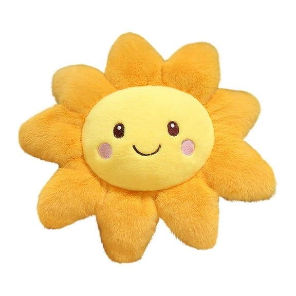 Plush Toys, Cute Sun Shaped Plush Toy, 30Cm Yellow Soft Stuffed Animal, Perfect Birthday & Graduation Gift For Friends Classmates