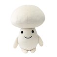 thumbnail image 1 of Plush Toys, Plush Stuffed Animals, Soft Plush, Nursery Decor Plush, 8 Inch Cute White Mushroom Stuffed Figure Made of Soft Fleece Material for Playtime, Display and Cuddling, 1 of 3