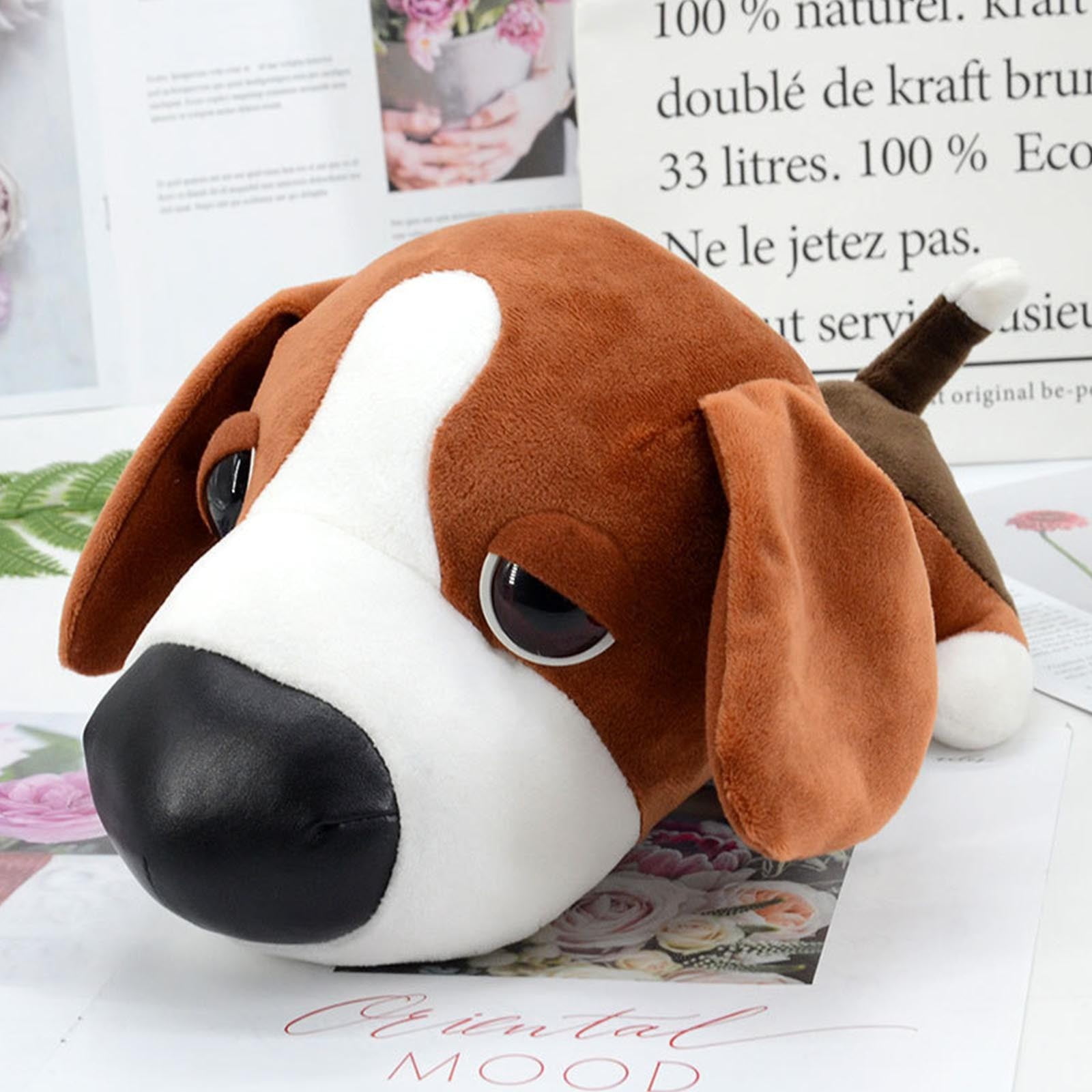 Plush Toys Puzzle Cloth Art Toy Big eyed Dog To Help Kids Comfort Sleeping Ornaments
