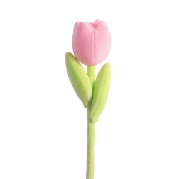 Plush Tulip Flower Bouquet – Handmade Simulation Floral Arrangement, Soft Fabric Flower Gift for Birthdays, Anniversaries & Home Table Centerpieces