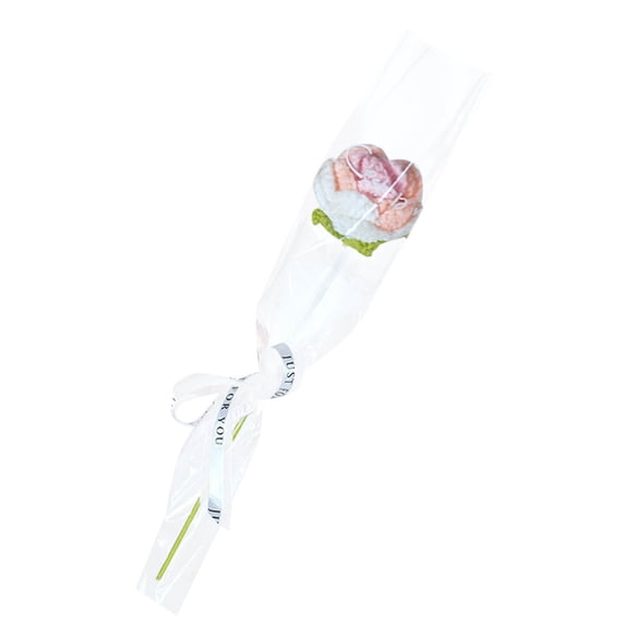 Plush Valentine's Flower Bouquet - Soft High-Quality Removable Flowers & Toys, Great Gift for All Ages, Festive Decor