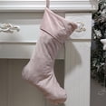 thumbnail image 1 of Plush Velvet Christmas Stockings for Fireplace Mantel, Hanging Holiday Decor with Sturdy Loop for Gift Storage and Seasonal Home Display, 1 of 6