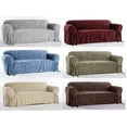 thumbnail image 1 of Plush Velvet Microfiber One Piece Slipcover - Sofa/Loveseat/Chair, 1 of 2