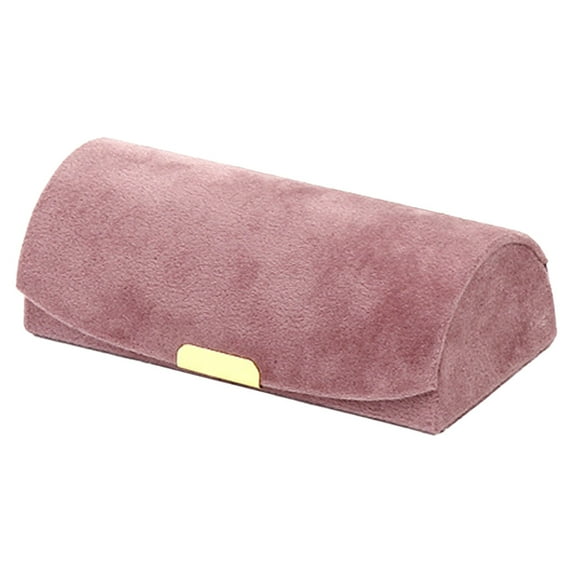 Plush Velvet Travel Jewelry Box Organizer | Travel Jewelry Case, Jewelry Travel Organizer | Small Jewelry Box for Women - Style 2