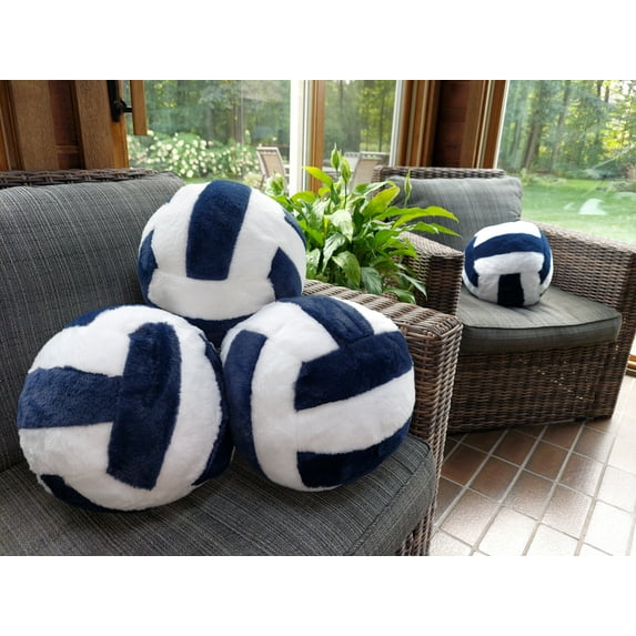 Plush Volleyball Pillow-Navy Blue----Oversized, Super Soft Material ****FREE SHIPPING****