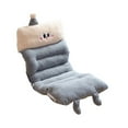 thumbnail image 1 of Plush Warm One-Piece Seat Cushion with Cute Cartoon Pattern for Home and Car Use, Full-Back Support, 1-Pack, Winter Thermal Comfort Cushion, 1 of 5