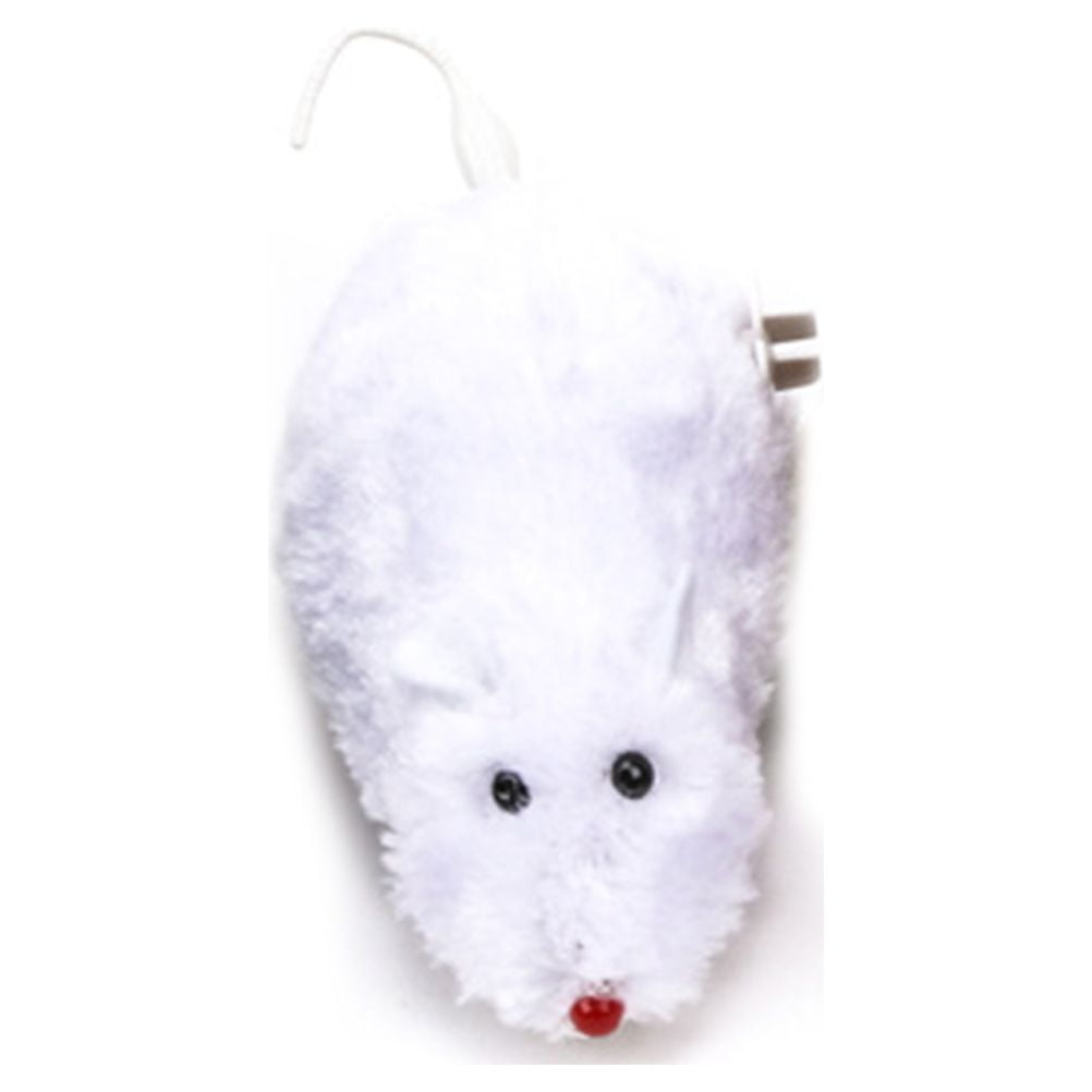 Plush Wind up Running Animal Toys Funny Cartoon Robotic Moving Mouse