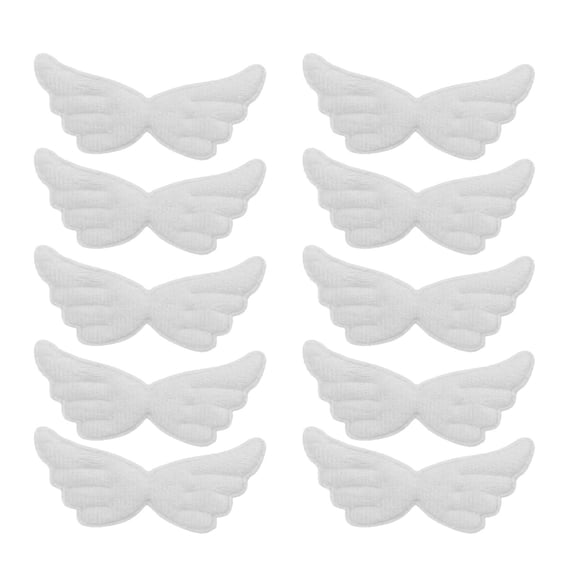 Plush Wing Applique Craft Making Accessories Clothing Garment Hair Clip Ornament Crafting Project Supply