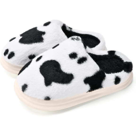 Plush Winter Slippers for Women & Men, Ultra-Soft Faux Fur, Anti-slip Sole & Warm Indoor/Outdoor Comfort