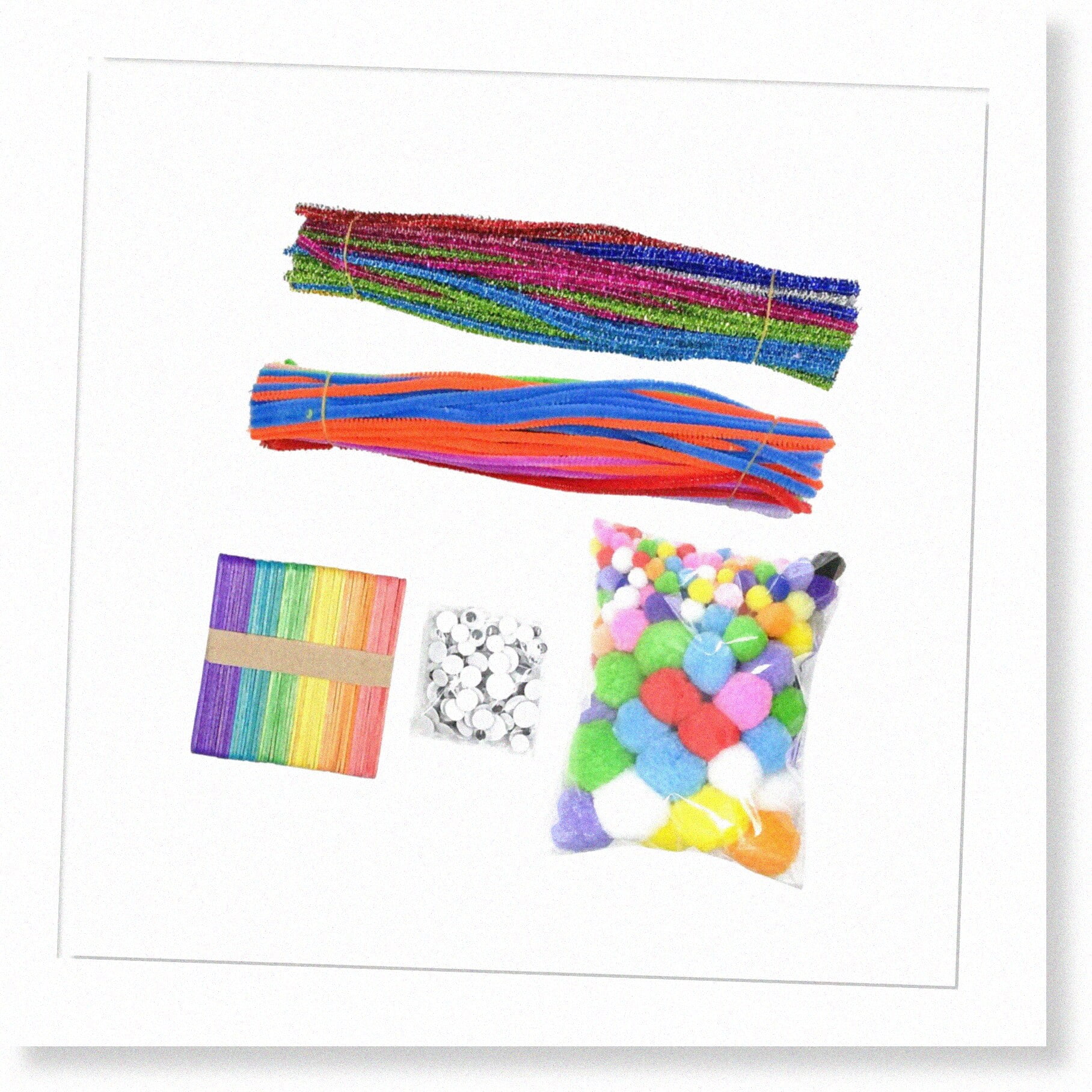 Plush Wire Art Kit: Tinsel Lip Gloss & Bendable Sticks for Kids ...