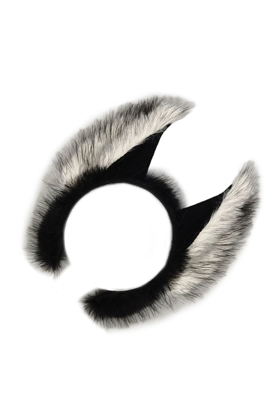 Plush Wolf Ear Hairband For Parties Theme Accessory