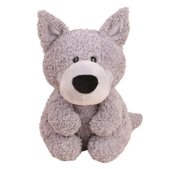 Plush Wolf Stuffed Animal Toy, Soft Huggable Plushie With Floppy Ears, Fluffy Fur, For Teens Teenagers S To Cuddle Decorate Bedroom Living Room Office