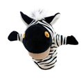 thumbnail image 1 of Plush Zebra Hand Puppet with Movable Open Mouth Soft Stuffed Animal Toy for Storytelling Role Play Educational Activities Home Theater School, Black White, 9 Inch, 1 of 5