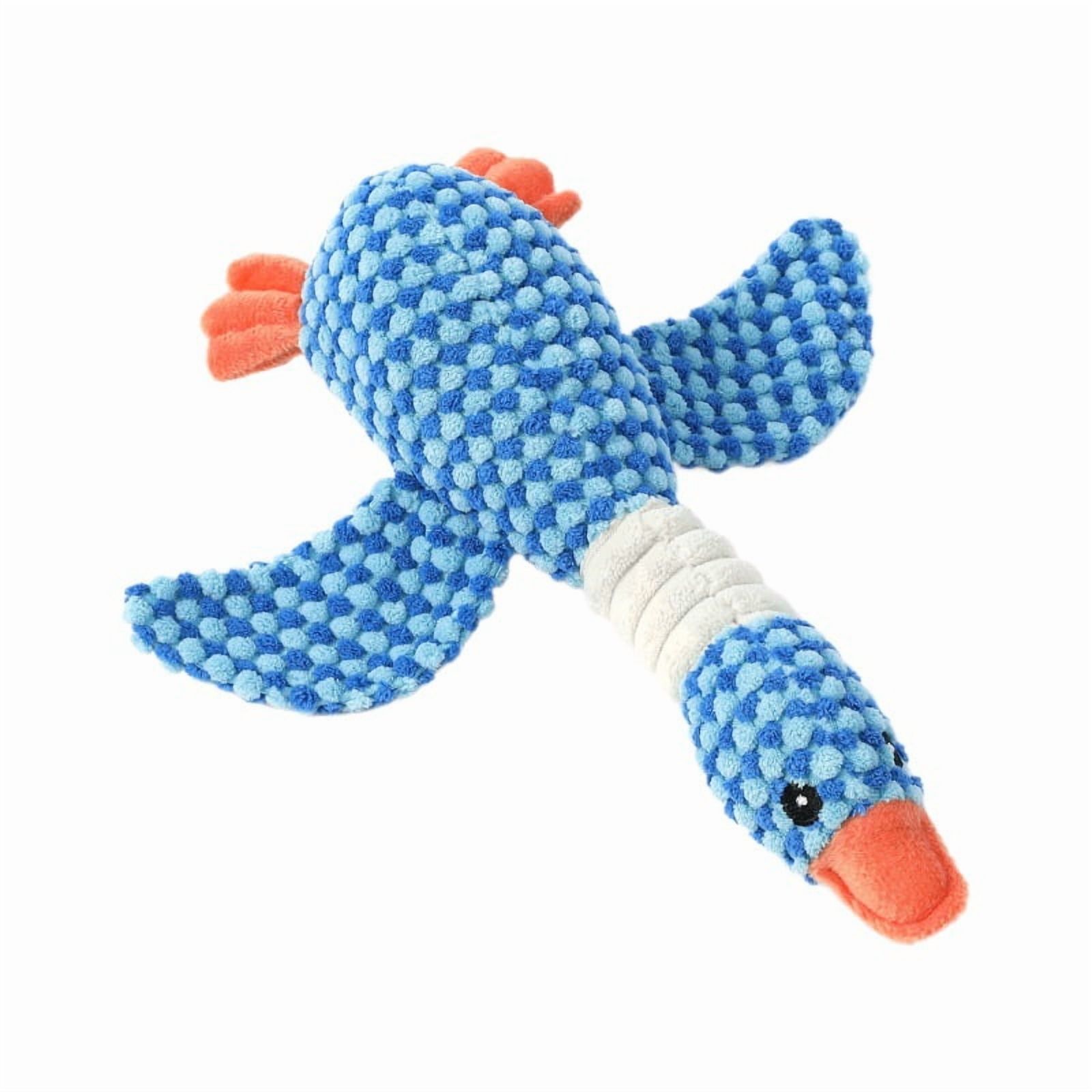 Plush dog toys, upgraded goose bite interactive pet toys, squeaking dog toys, plush dog toys, puppy bite toys,