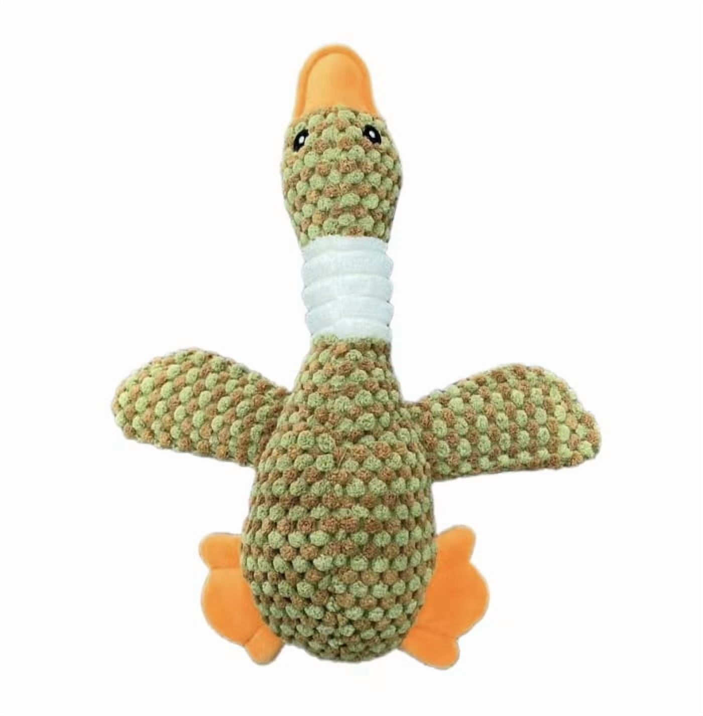 Plush dog toys, upgraded goose bite interactive pet toys, squeaking dog toys, plush dog toys, puppy bite toys,