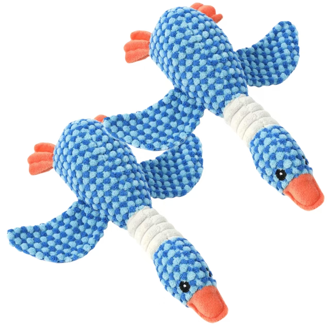 Plush dog toys, upgraded goose bite interactive pet toys, squeaking dog toys, plush dog toys, puppy bite toys,