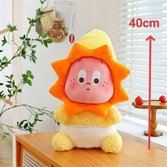 Plush doll, 40 cm tall. Creative plush toys, star series, children's birthday gifts, can be used as pillows.