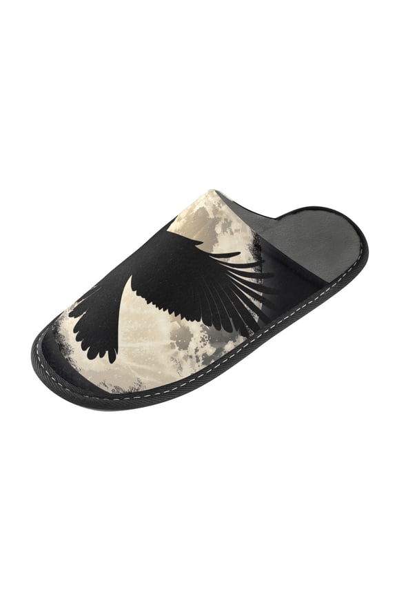 Plush rubber slippers soft gauze slippers with waterproof and wear -resistant shoes A Flying Bird