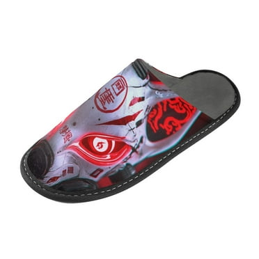 Plush rubber slippers soft gauze slippers with waterproof and wear -resistant shoes A Mask