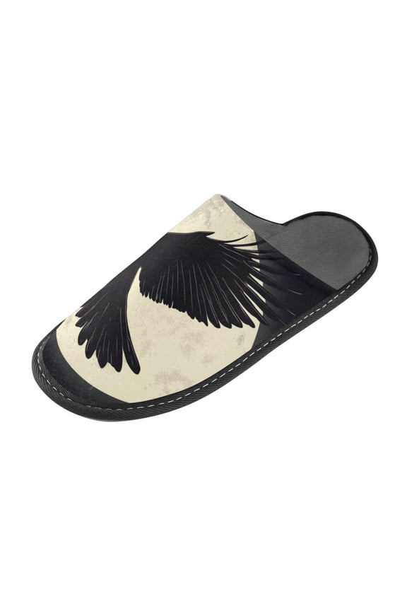 Plush rubber slippers soft gauze slippers with waterproof and wear -resistant shoes Bird