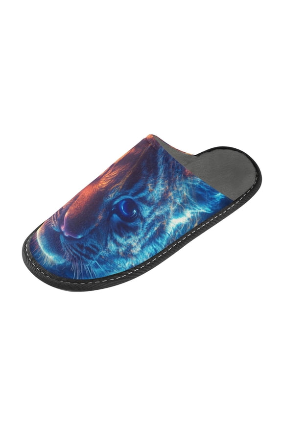 Plush rubber slippers soft gauze slippers with waterproof and wear -resistant shoes Ferocious Young Tiger