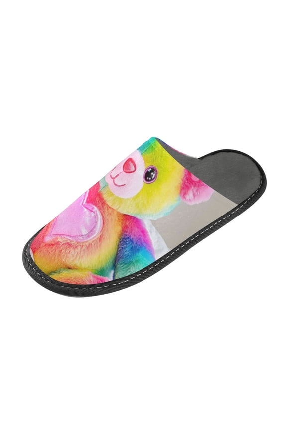 Plush rubber slippers soft gauze slippers with waterproof and wear -resistant shoes Teddy Bear Toy