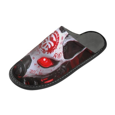 Plush rubber slippers soft gauze slippers with waterproof and wear -resistant shoes The Terrifying Mask