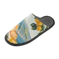 thumbnail image 1 of Plush rubber slippers soft gauze slippers with waterproof and wear -resistant shoes Yellow Lemons, 1 of 8