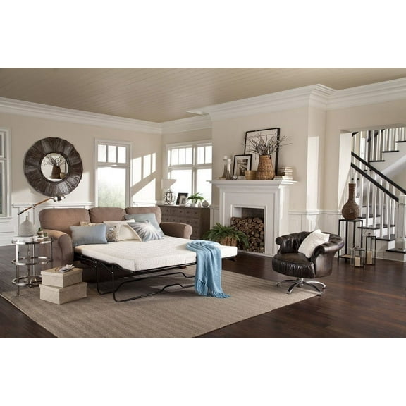 PlushBeds Cooling Sleeper Sofa Mattress with Gel Memory Foam - Twin Wide