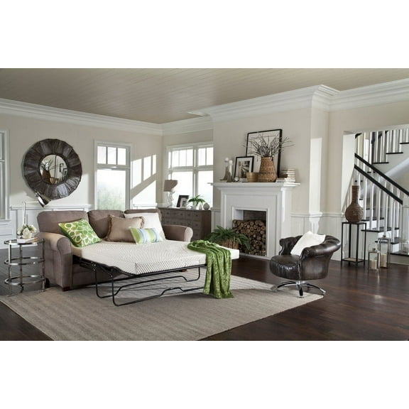 PlushBeds Natural Latex Sofa Bed Mattress with Organic Cotton - Full Wide