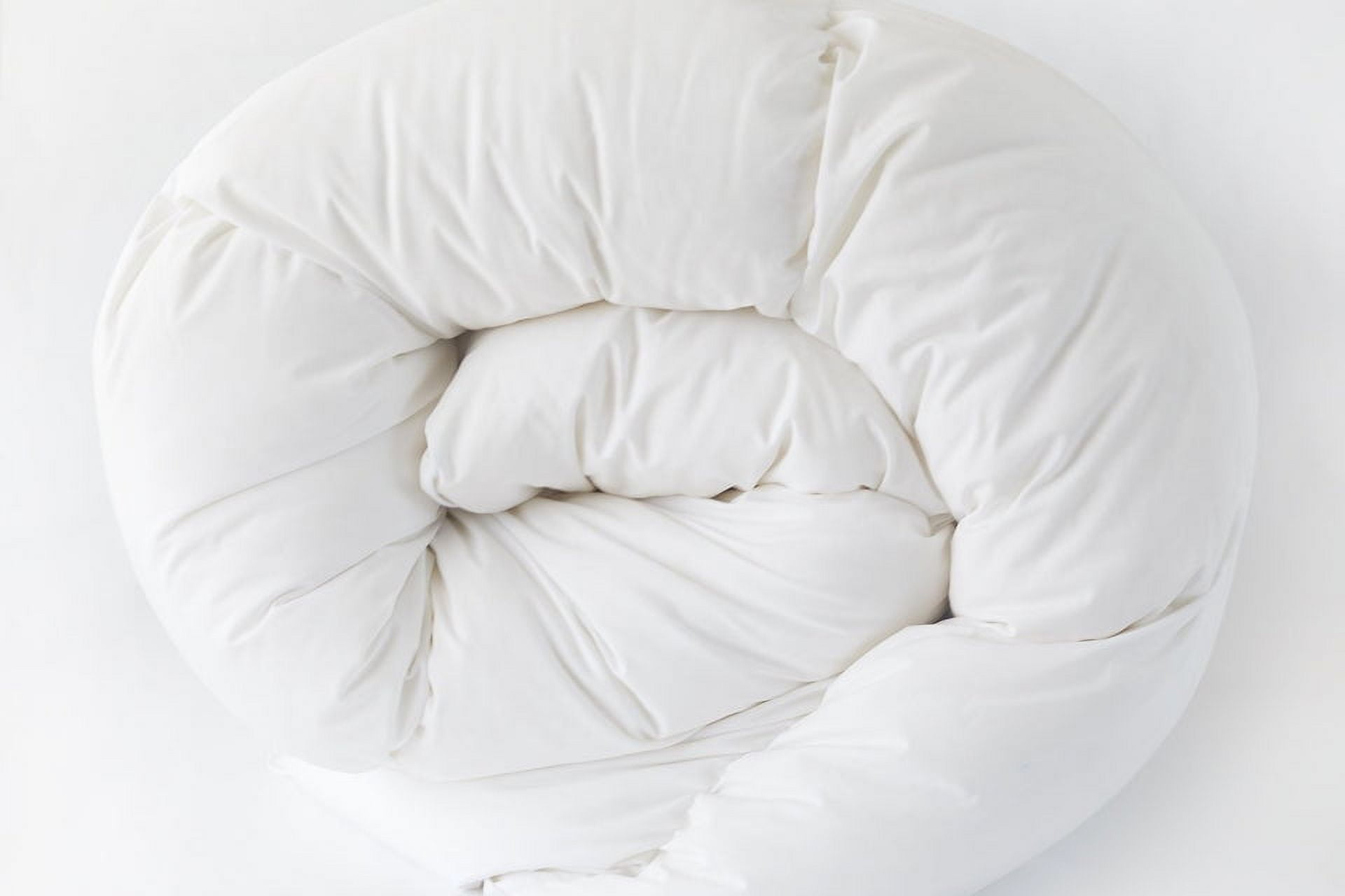 Twin White Microfiber Down Alternative Comforter