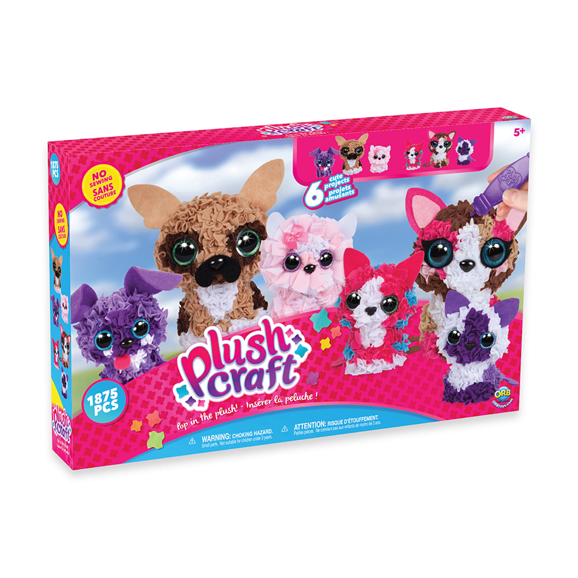 Plush Craft Fabric Fun Puppy Pack from ORB Factory 