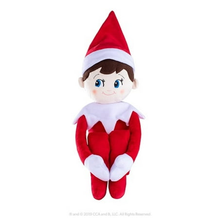 The Elf on the Shelf Plushee Pals Huggable – 27-Inch Oversized Scout Elf Plush Toy for Cuddling and Year-Round Play – Soft and Touchable Elf Friend.