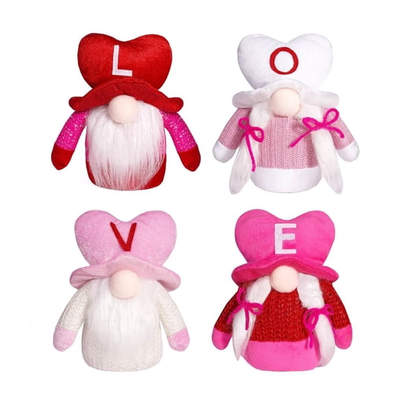 Plushes Table Decorations Valentines Day Dolls Santa Dolls for Winter Holidays