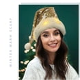 thumbnail image 1 of Plushible Santa Hat - Flip Sequin Christmas Hats for Teens & Kids - Festive Hats - Holiday Supplies, 1 of 7