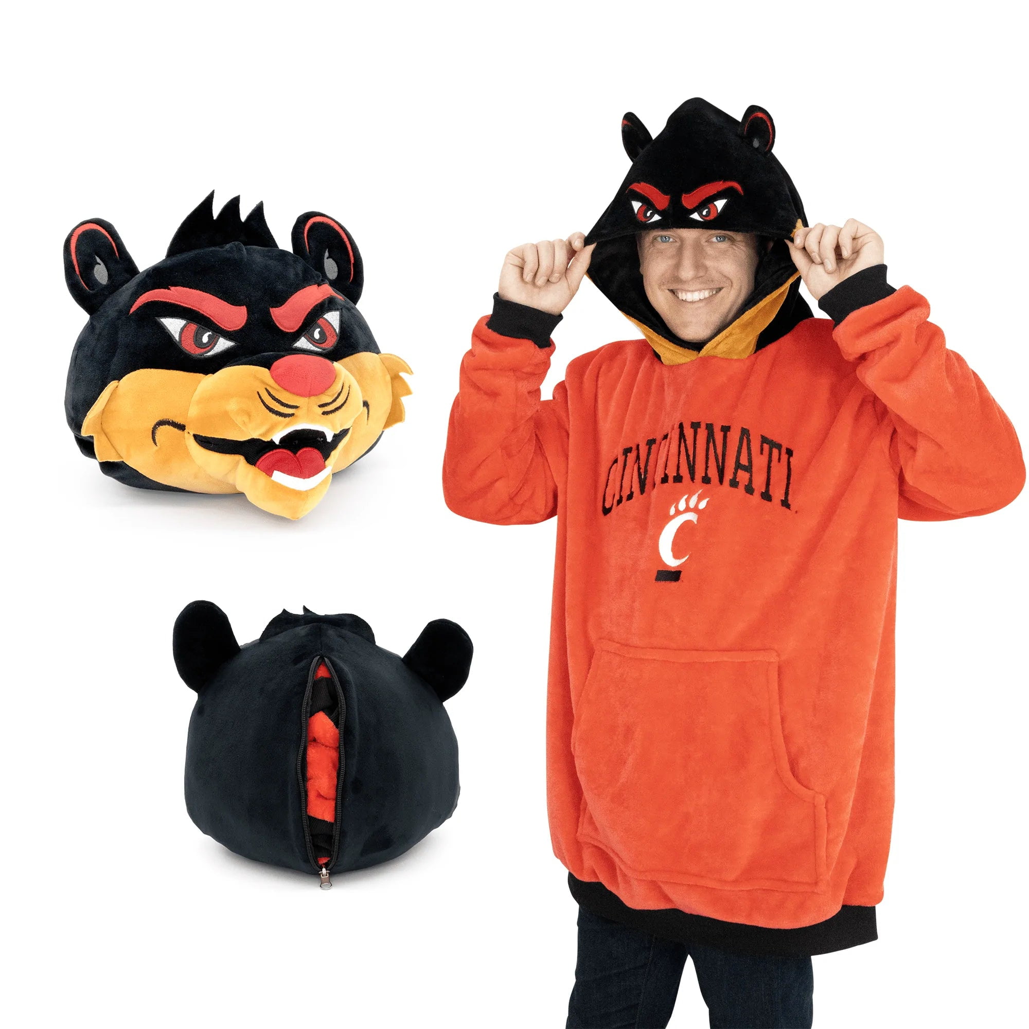 MASCOT PLUSH BLANKET HOODIE