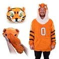 thumbnail image 1 of Clemson University Tiger Snugible 2-in-1 Blanket Hoodie  Pillow, 1 of 7