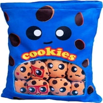 Plushies Doll Body Pillow a Bag of Cookie Toy Stuffed 8pcs Yummy Food dolls Couch Bedding Hugging Cushion Gift for Kids