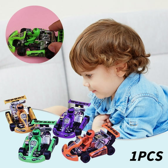 Plushies Under 10 Dollars Pull Back Kart Racing Model Pull Back Car Toy Children's Toy Car Birthday Gift ABS