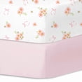 thumbnail image 1 of Plushii Baby Crib Sheets Fitted 2 Pack for Boys & Girls, 52'’ x 28'' Soft Microfiber Toddler Bed Sheets for Standard Crib & Toddler Mattresses (Daisies), 1 of 6